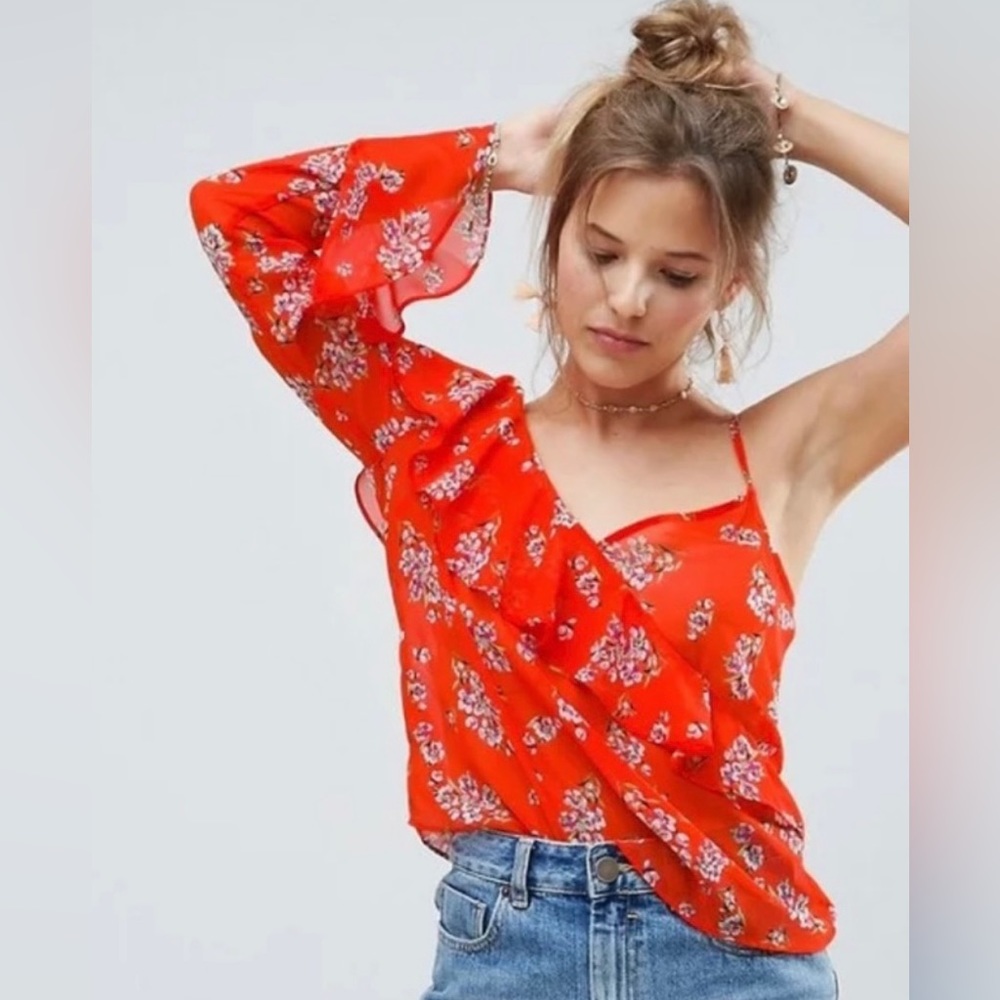 NWT ASOS Maternity One Shoulder Shirt